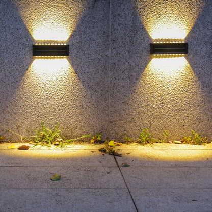 Simplicity Rectangular ABS PVC LED Wall Sconce Lamp