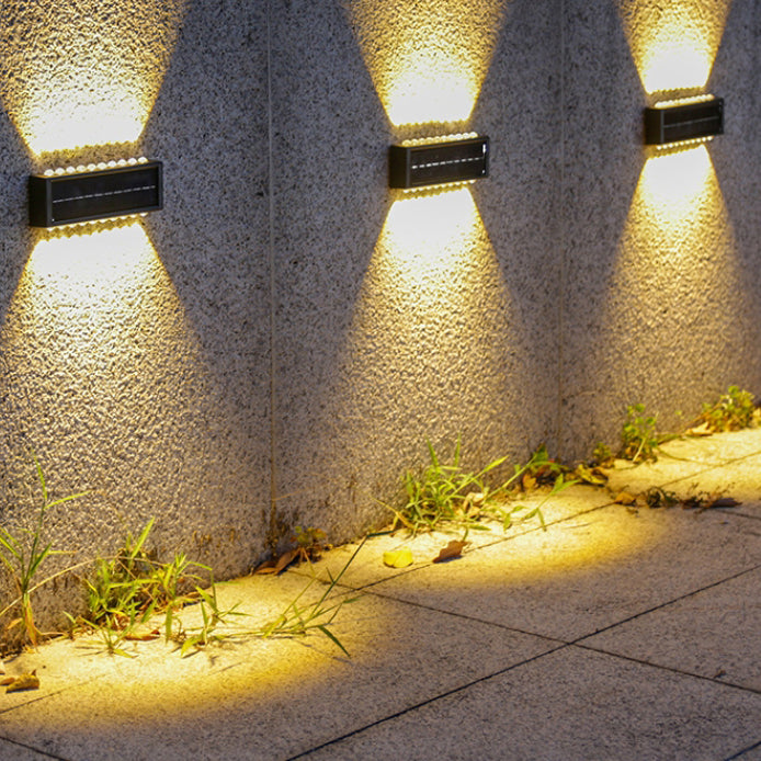 Simplicity Rectangular ABS PVC LED Wall Sconce Lamp