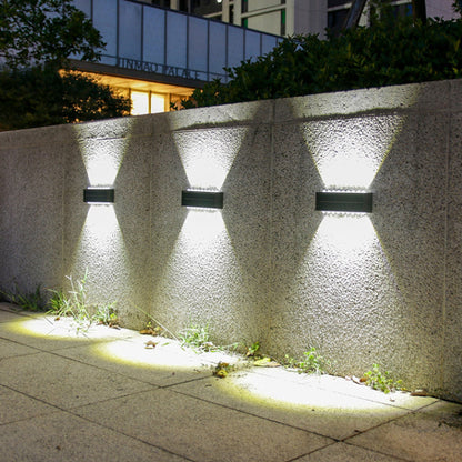 Simplicity Rectangular ABS PVC LED Wall Sconce Lamp