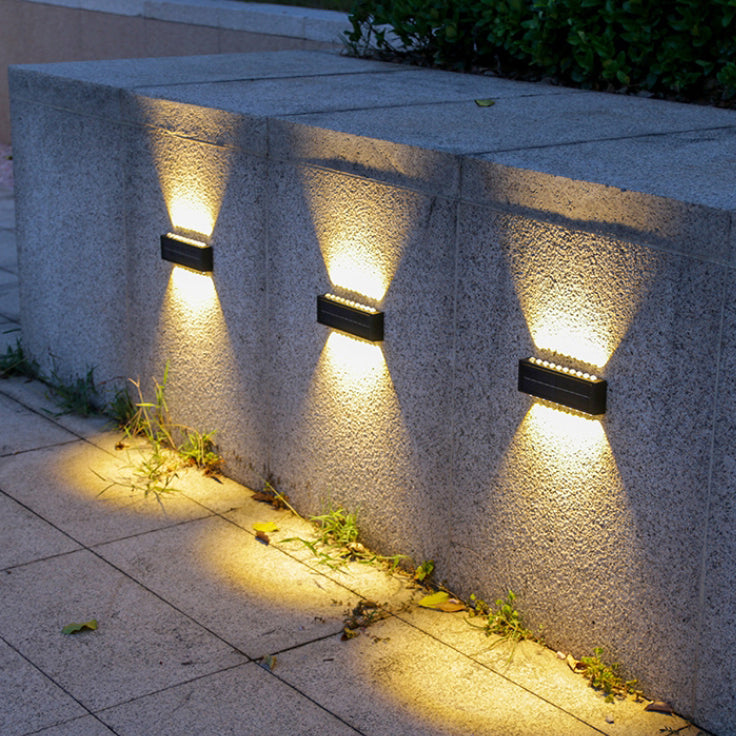 Simplicity Rectangular ABS PVC LED Wall Sconce Lamp