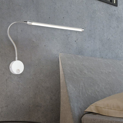 Modern Simplicity Aluminum PC Strip LED Wall Sconce Lamp
