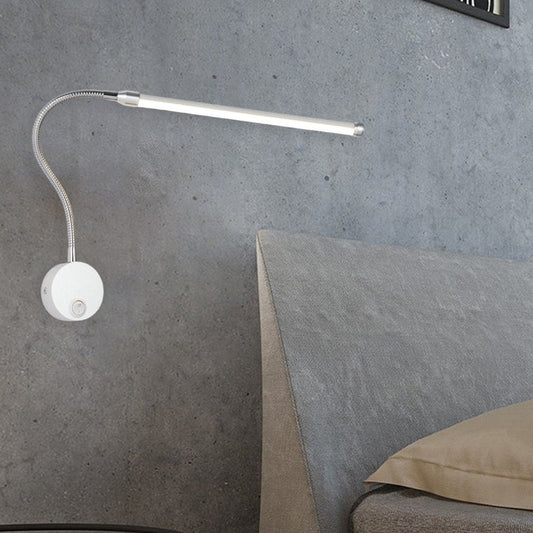 Modern Simplicity Aluminum PC Strip LED Wall Sconce Lamp