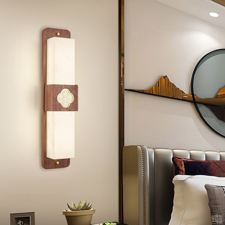 Chinese Acrylic Rectangular Cloud LED Wall Sconce Lamp