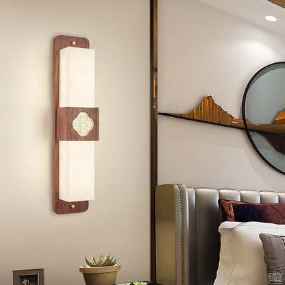 Chinese Acrylic Rectangular Cloud LED Wall Sconce Lamp