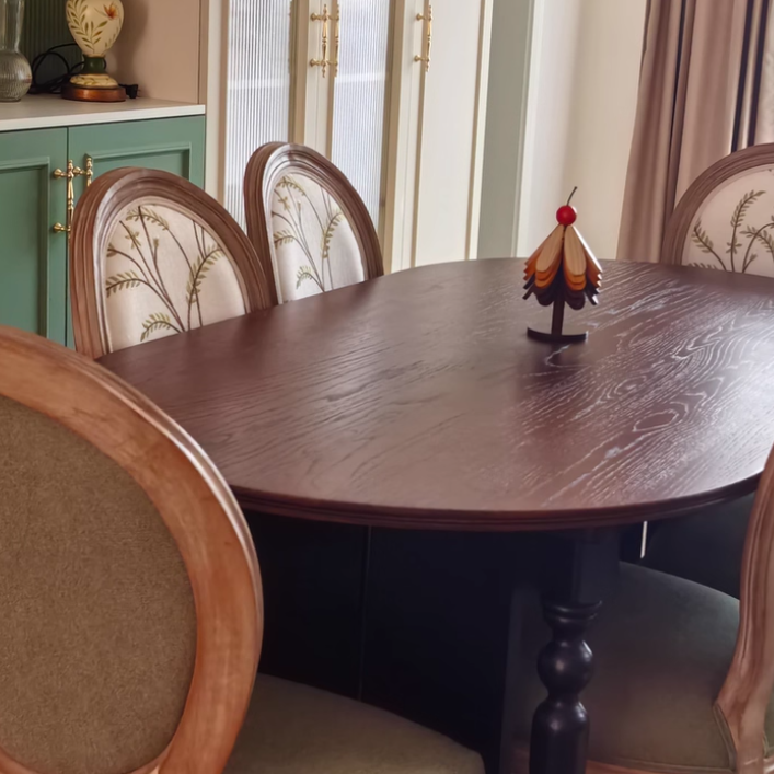 Traditional Fabric Dining Chair