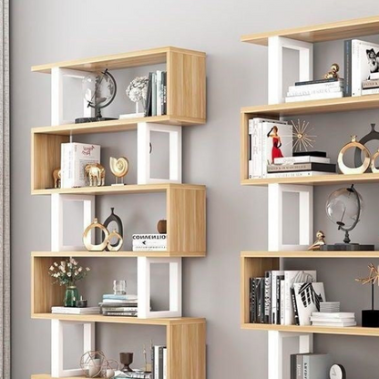 Contemporary Geometric Bookshelf
