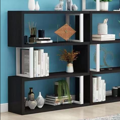 Contemporary Geometric Bookshelf