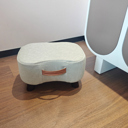 Contemporary Fabric Footstool