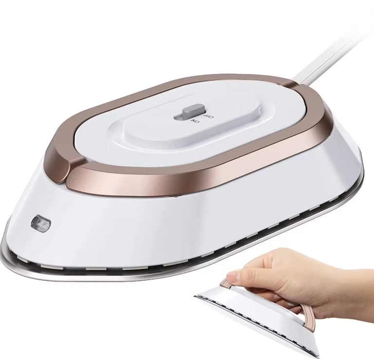 Compact Travel Iron with Foldable Handle
