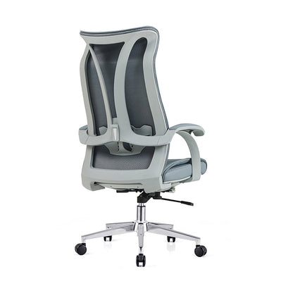 Executive High-Back Leather Office Chair