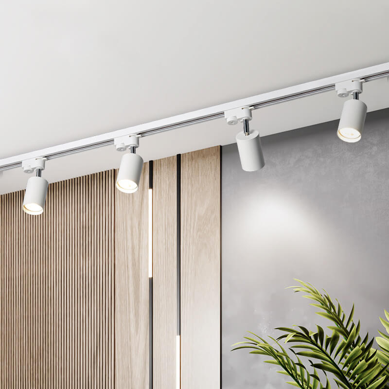 Modern Tubular Track Lighting 3/4/5-Light Flush Mount