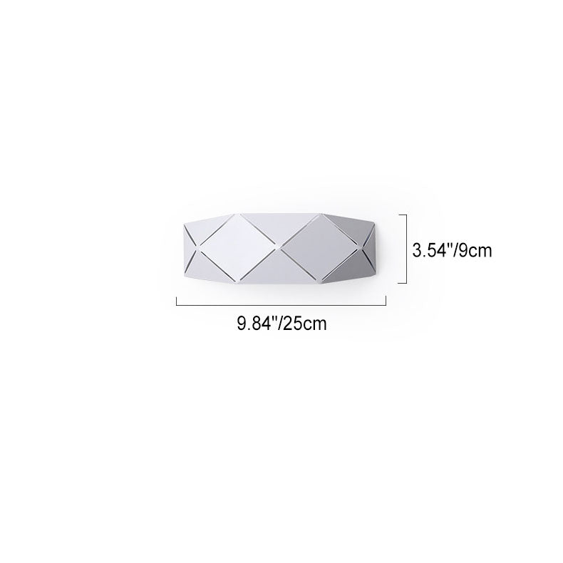 Nordic Iron Geometric Polyhedron LED Wall Sconce Lamp