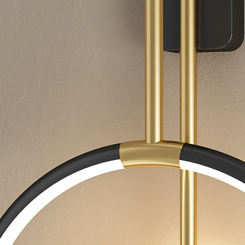 Simplicity Circle Ring Silicone Strip LED Wall Sconce Lamp