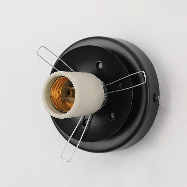 Creative Planet Glass Iron Orb 1-Light Wall Sconce Lamp
