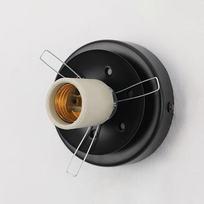 Creative Planet Glass Iron Orb 1-Light Wall Sconce Lamp