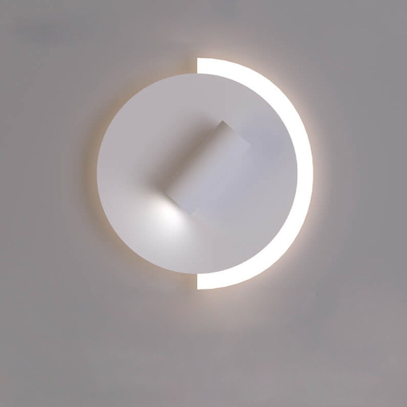 Acrylic Disc Spotlight Rotatable LED Wall Sconce Lamp