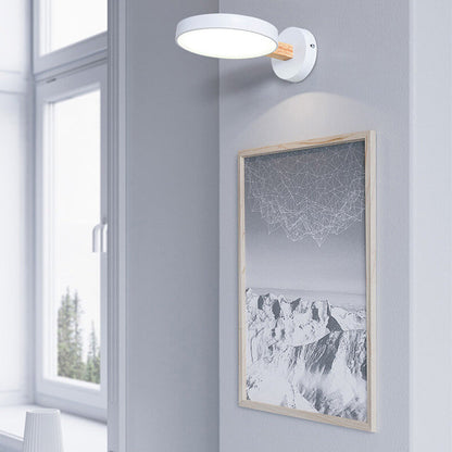 Nordic Creative Round Macaron Color LED Wall Sconce Lamp