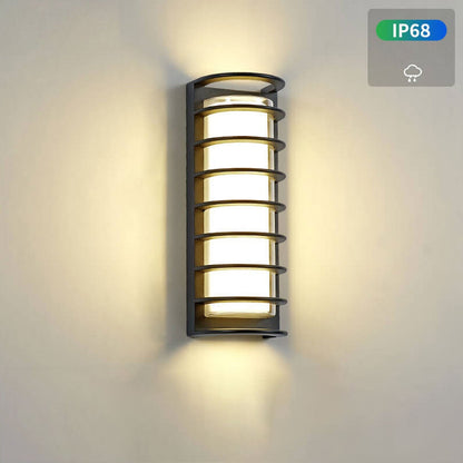 Outdoor Column Waterproof LED Garden Wall Sconce Lamp