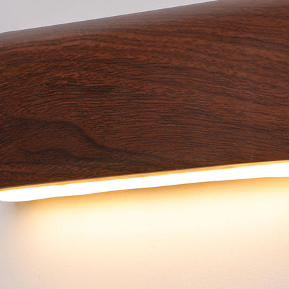 Japanese Aluminum Rectangular Shade LED Wall Sconce Lamp