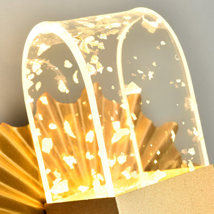 Luxury Hardware Acrylic Butterfly LED Wall Sconce Lamp