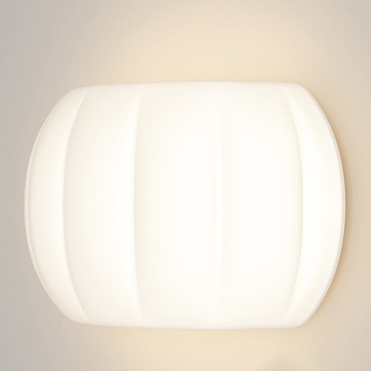 Simplicity Acrylic Pumpkin Elliptical LED Wall Sconce Lamp