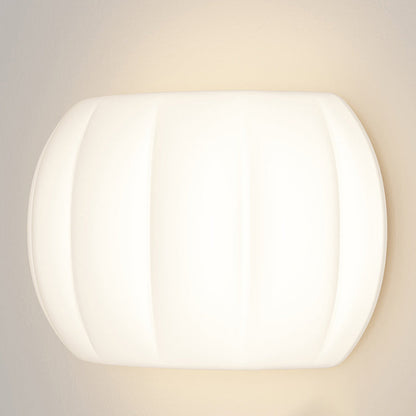 Simplicity Acrylic Pumpkin Elliptical LED Wall Sconce Lamp