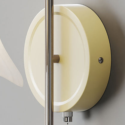 French Round Ball Iron Glass 1-Light Wall Sconce Lamp