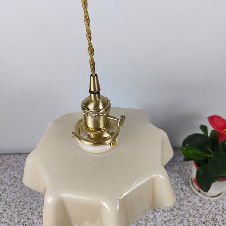 Traditional Petal Pendant Light