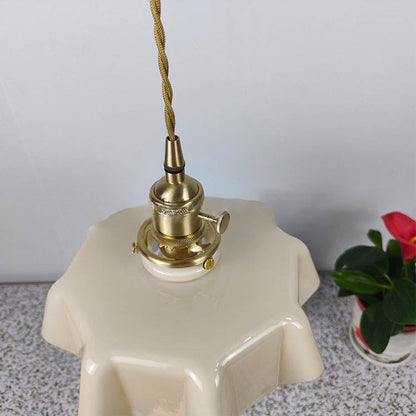 Traditional Petal Pendant Light