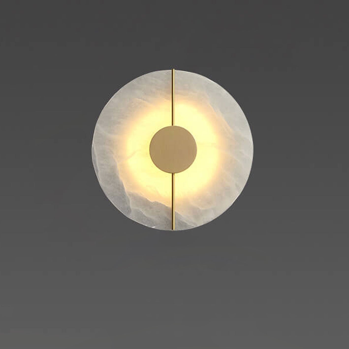 Modern Iron Circle LED Wall Sconce Lamp