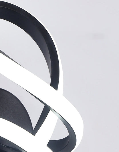 Nordic Twisted Line Shape Aluminum LED Wall Sconce Lamp