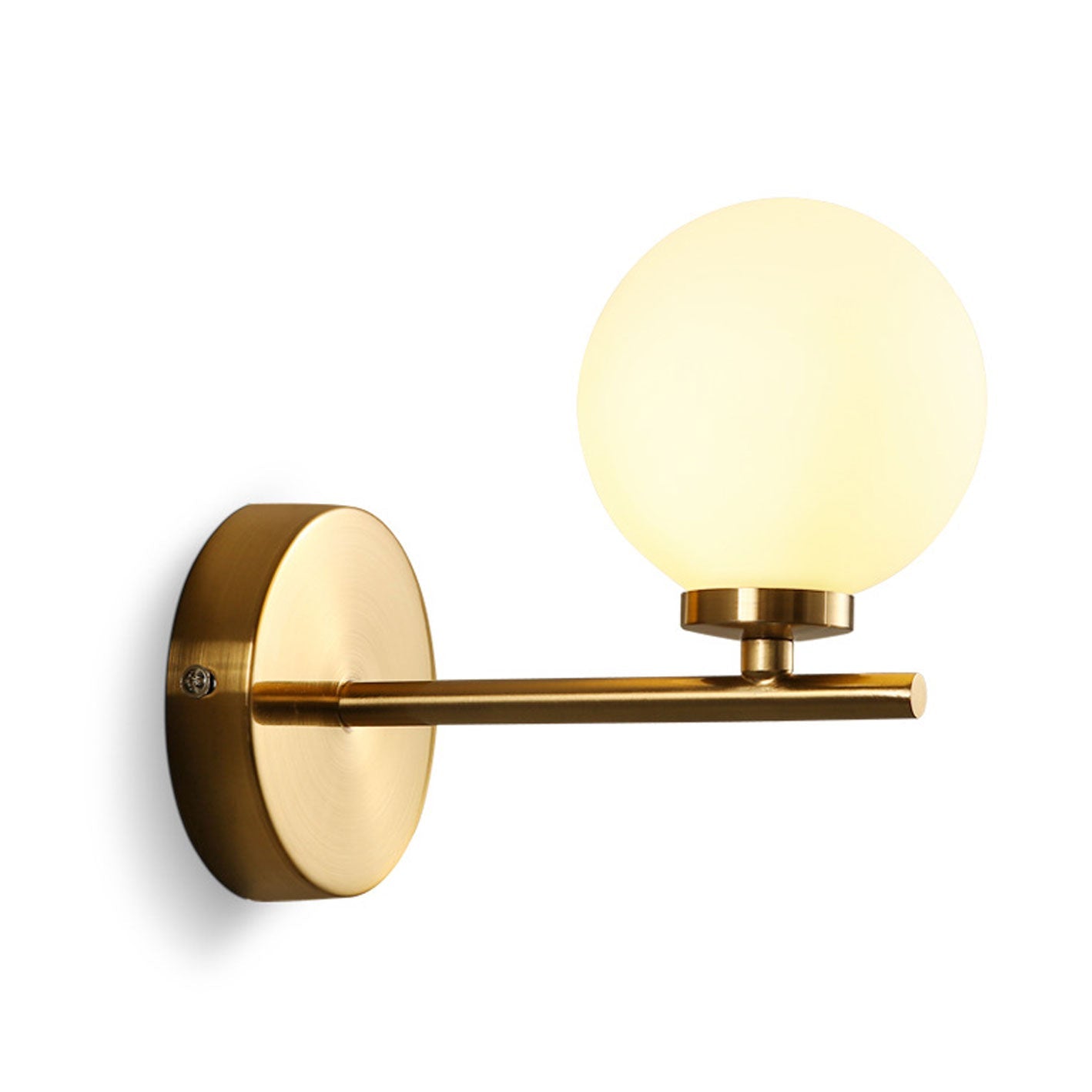 Milk Ball Metal Magic Bean 1/2/3 Light Wall Sconce Lamp