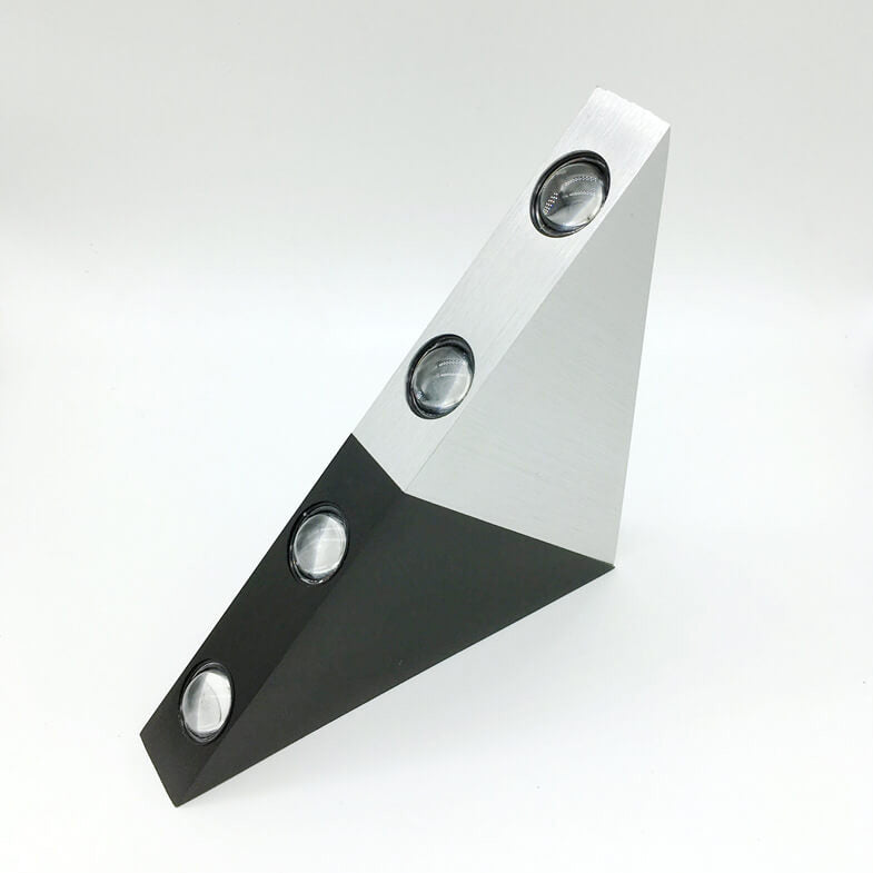 Aluminum Triangle Pyramid Design LED Wall Sconce Lamp