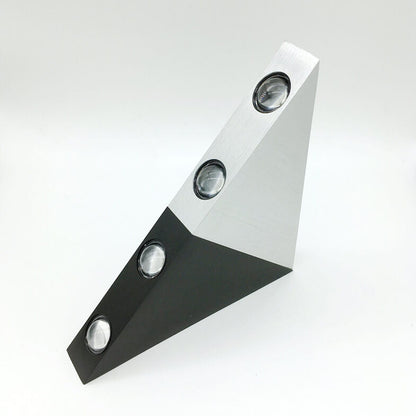 Aluminum Triangle Pyramid Design LED Wall Sconce Lamp