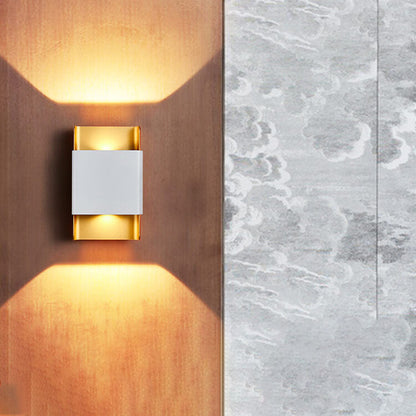 Rectangular Double-headed Aluminum LED COB Wall Sconce Lamp
