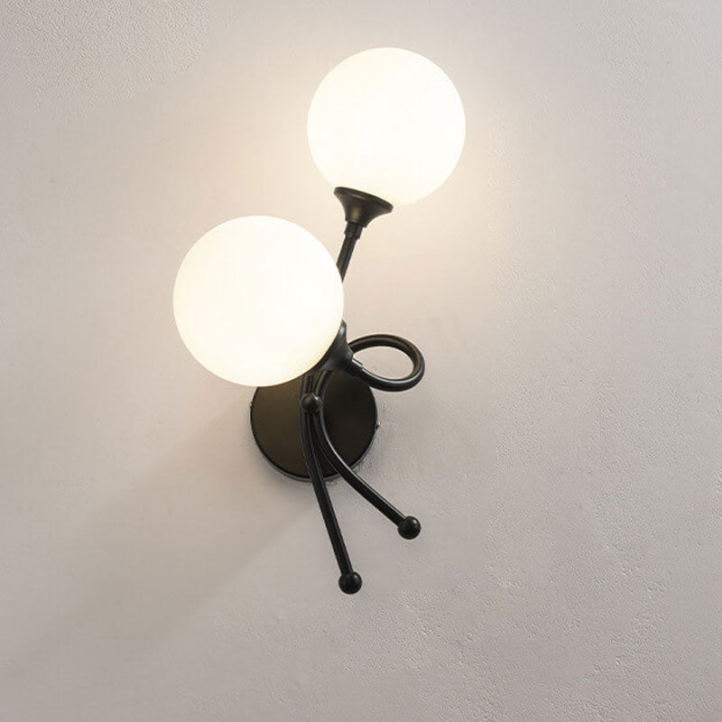 Minimalist Knot Shape Design 2-Light Wall Sconce Lamp