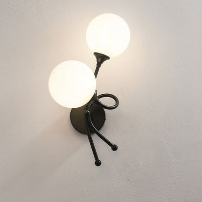 Minimalist Knot Shape Design 2-Light Wall Sconce Lamp