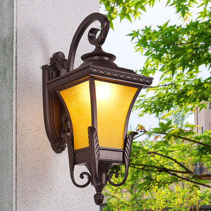 European-style Waterproof Outdoor 1-Light Wall Sconce Lamp