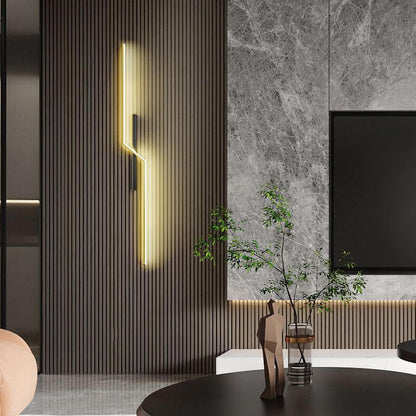 Geometry Lines Aluminum Iron Silicone LED Wall Sconce Lamp