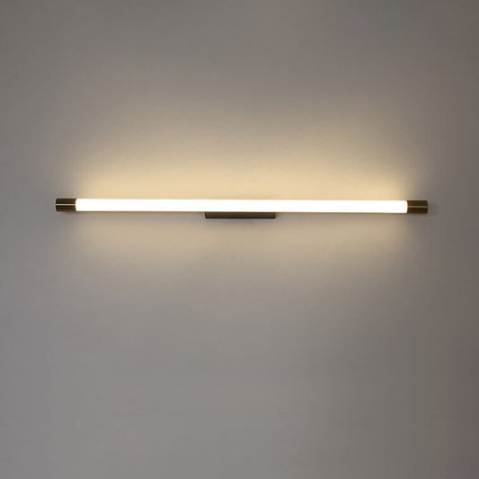 Vanity Thin Tube Aluminum PC LED Wall Sconce Lamp