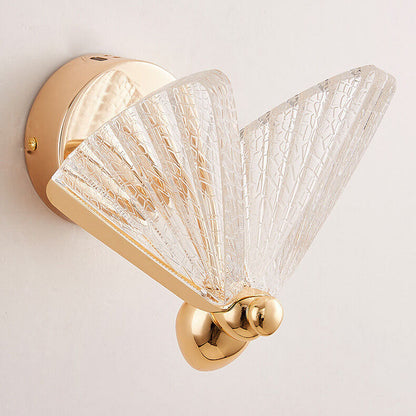Creative Zinc Alloy Acrylic Butterfly LED Wall Sconce Lamp