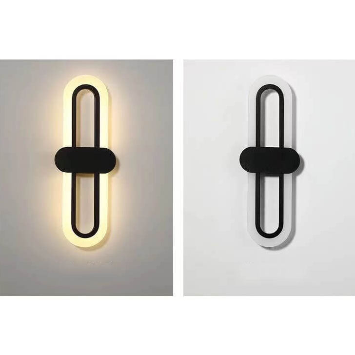 Circular Ring Acrylic Aluminum LED Wall Sconce Lamp