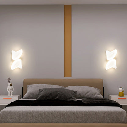 Creative PE Geometric Shade Hardware LED Wall Sconce Lamp