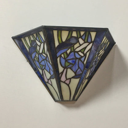 Tiffany Flower Dragonfly 1-Light Wall Sconce Lamp