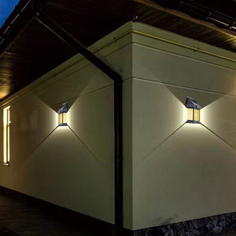 Modern Art Deco House ABS LED Outdoor Wall Sconce Lamp