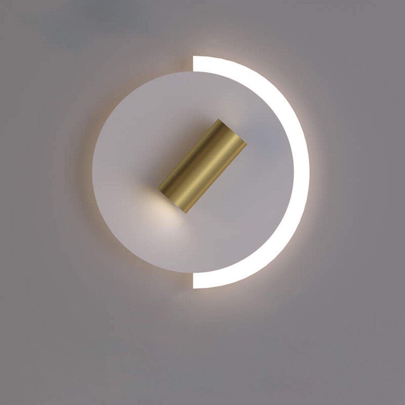 Acrylic Disc Spotlight Rotatable LED Wall Sconce Lamp
