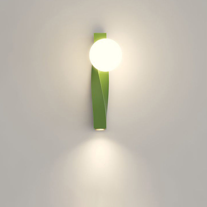 Nordic Cream PE Magic Bean Shade LED Wall Sconce Lamp