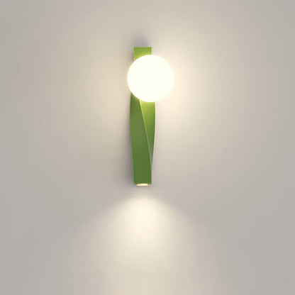 Nordic Cream PE Magic Bean Shade LED Wall Sconce Lamp