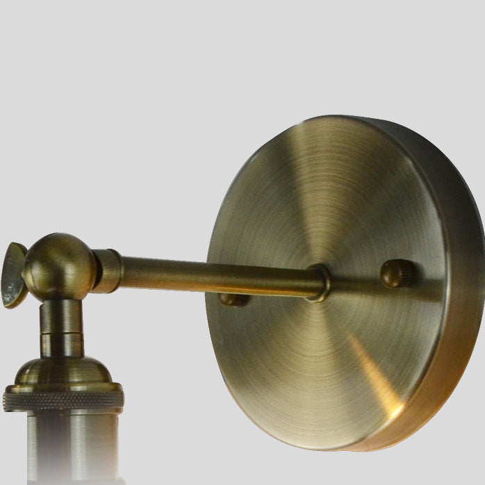 Modern Minimalist Iron Glass Orb 1-Light Wall Sconce Lamp