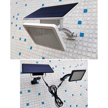 Modern Minimalist Solar Square Plastic LED Wall Sconce Lamp